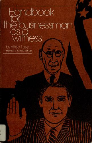 Handbook for the businessman as a witness