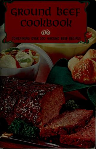 Ground beef cookbook