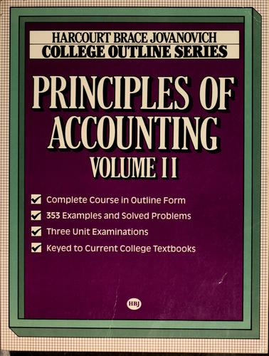 Principles of accounting