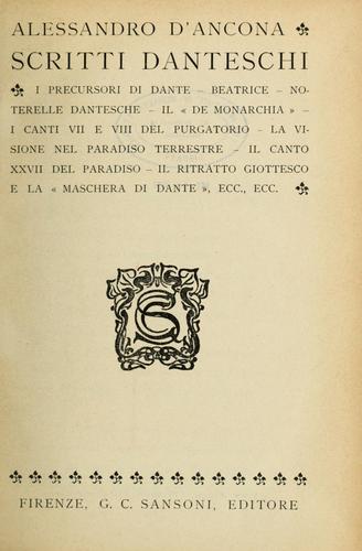 Scritti danteschi