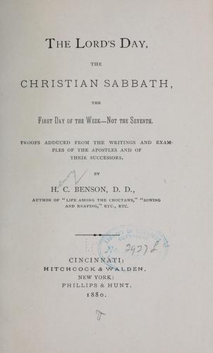 The Lord's day