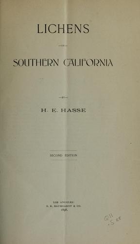 Lichens of Southern California