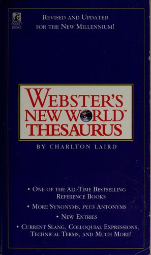 Webster's New World thesaurus