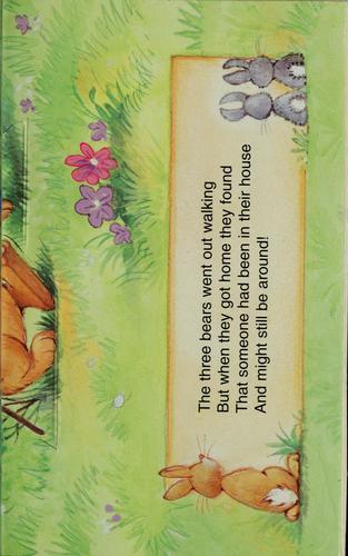 Goldilocks and the three bears