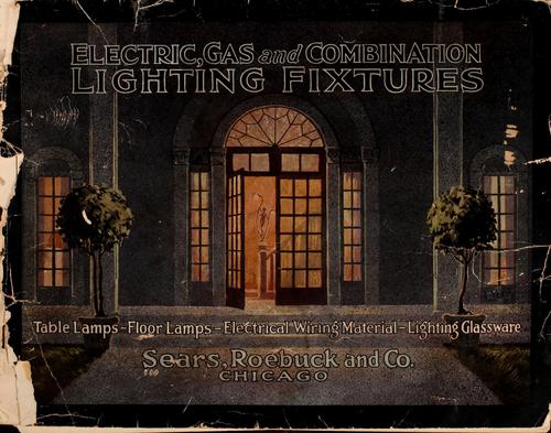 Electric, gas, and combination lighting fixtures