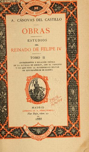 Estudios del Reinado de Felipe IV
