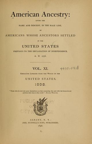 American ancestry