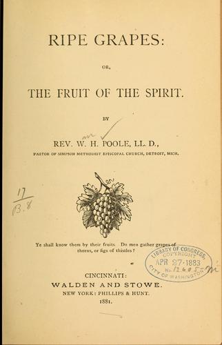 Ripe grapes