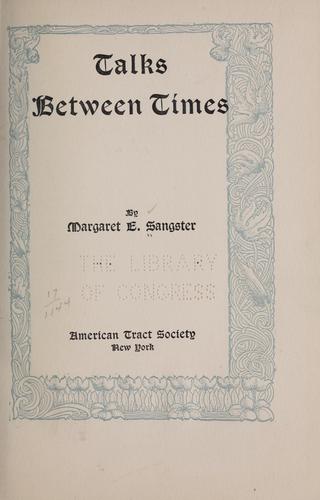 Talks between times