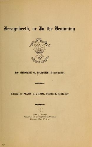 Beraysheeth