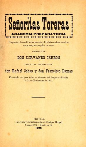 Señoritas toreras academia preparatoria