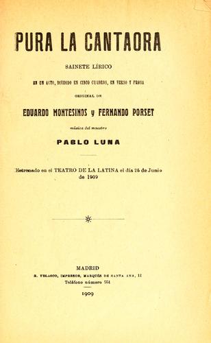 Pura la cantaora
