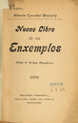 Nuevo libro de los enxemplos