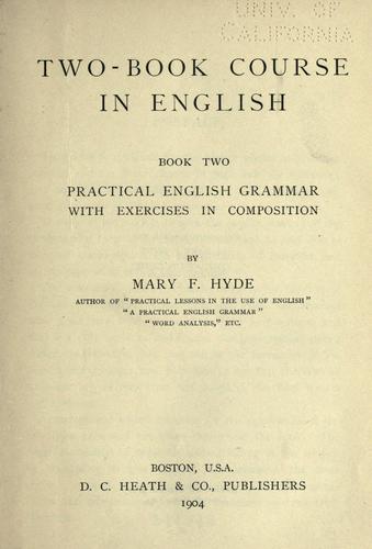 Two-book course in English