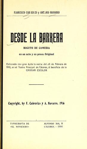 Desde la barrera