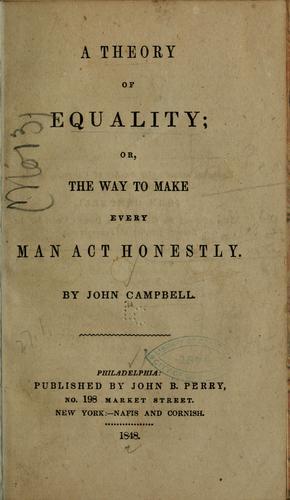 A theory of equality