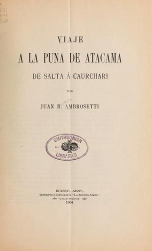Viaje a la puna de Atacama