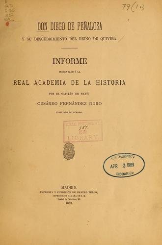 Don Diego de Peñalosa y su descubrimiento del reino de Quivira