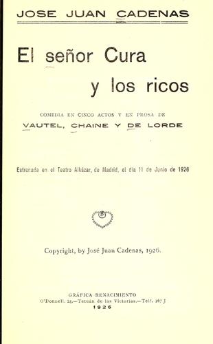 El señor cura y los ricos