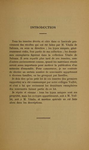 Mélanges exotico-entomologiques