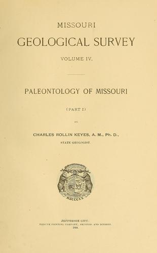Paleontology of Missouri