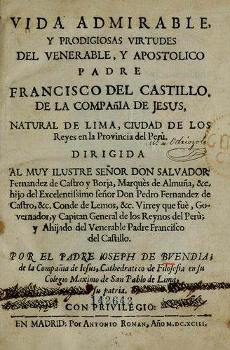 Vida admirable y prodigiosas virtudes del venerable