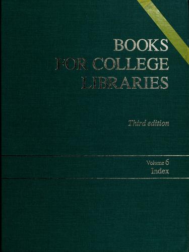 Books for college libraries