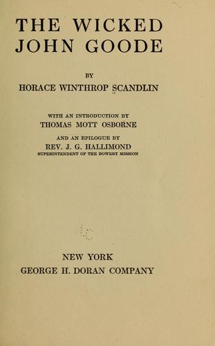 The wicked John Goode