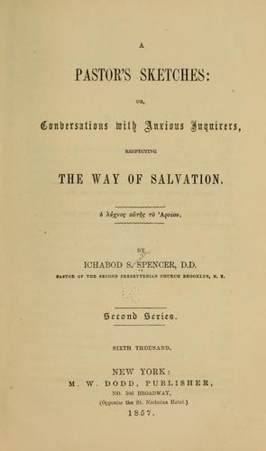 A pastor's sketches
