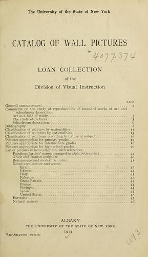 Catalog of wall pictures