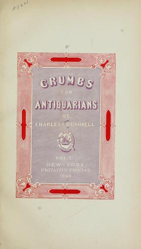 Crumbs for antiquarians