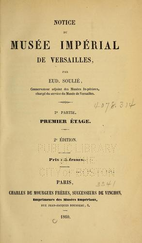 Notice du Musée impérial de Versailles