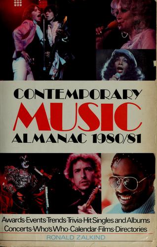 Contemporary music almanac, 1980-81