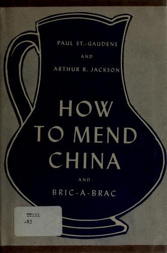 How to mend china and bric-a-brac