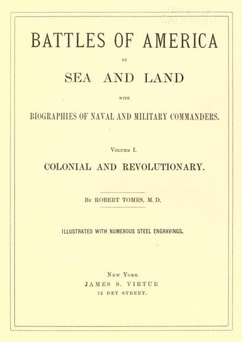 Battles of America by sea and land