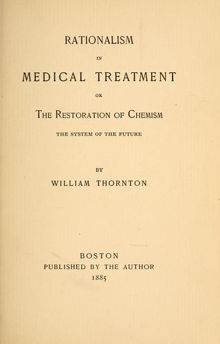 Rationalism in medical treatment