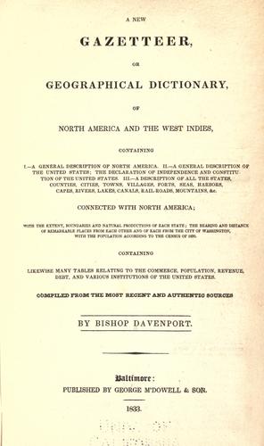 A new gazetteer
