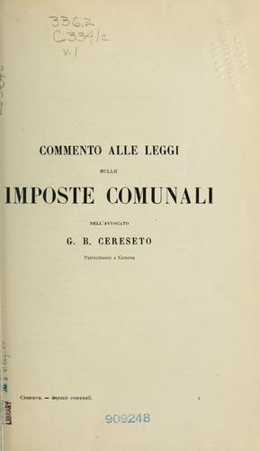 Il comune nel diritto tributario