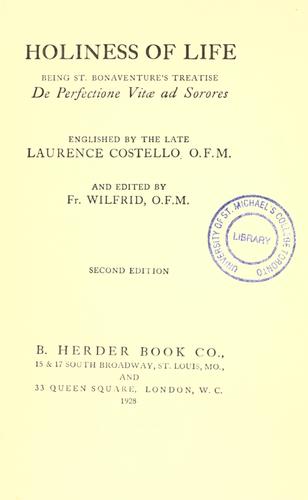 Holiness of life
