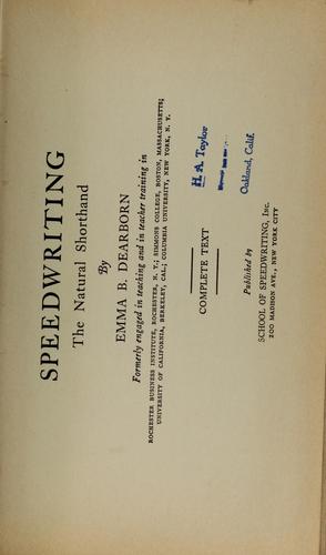 Speedwriting