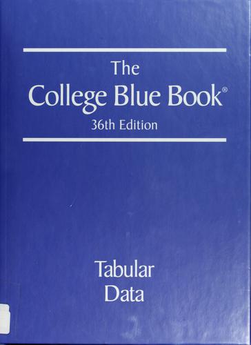 The College blue book