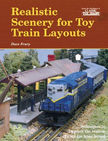 Realistic scenery for toy train layouts