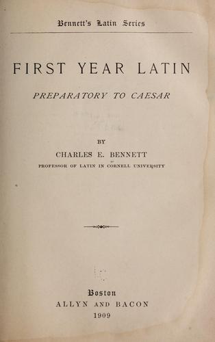 First year Latin