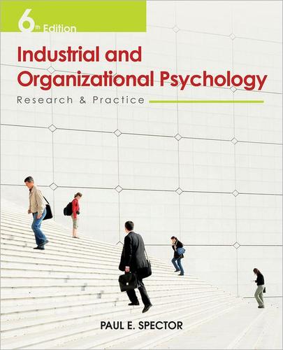 Industrial and organizational psychology