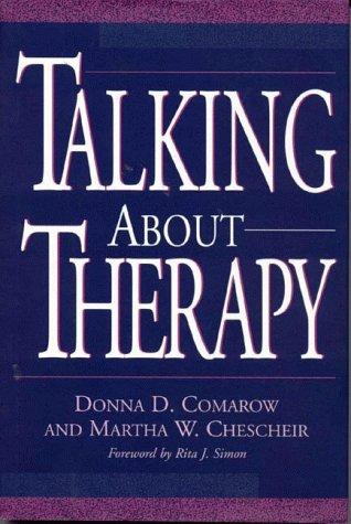 Talking about therapy