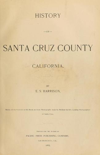 History of Santa Cruz County, California