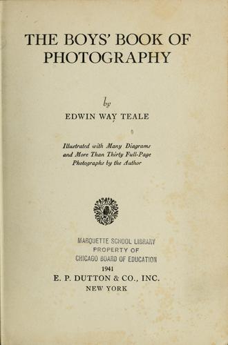 The boys' book of photography