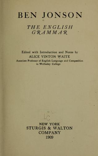 The English grammar