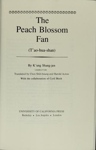 The peach blossom fan =