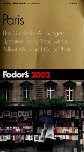 Fodor's 2002 Paris